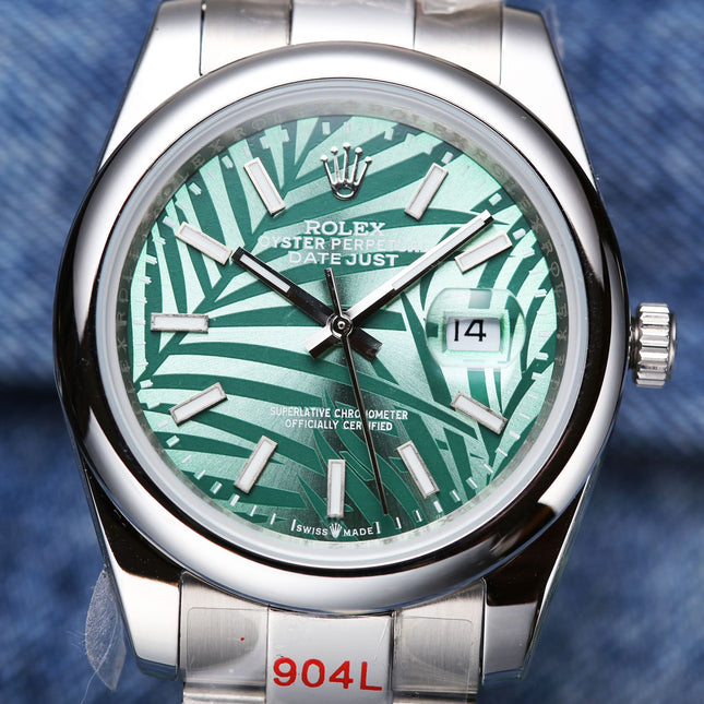 DATEJUST 41 STAINLESS STEEL CUSTOM GREEN DIAL