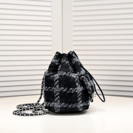 TWEED BACKPACK 8038 BLACK
