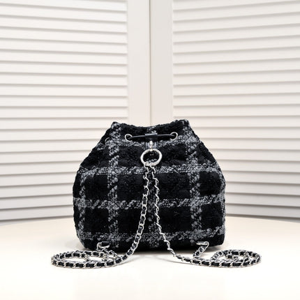 TWEED BACKPACK 8038 BLACK