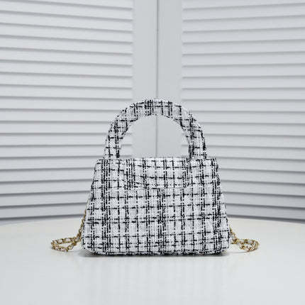 TWEED FABRIC 19CM 6170 WHITE