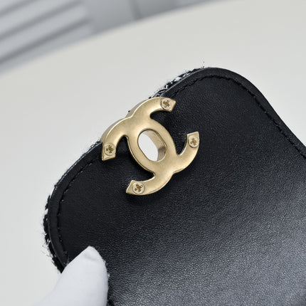 TWEED FABRIC 19CM 6170 BLACK