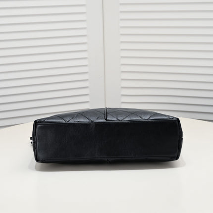 CLASSIC BLACK SILVER ARMPIT TOTE 8061