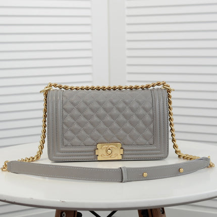 CAVIAR BOY BAG MEDIUM 67086 GREY