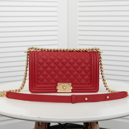 CAVIAR BOY BAG MEDIUM 67086 RED