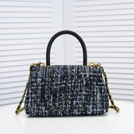 TWEED FABRIC 26CM 92991 BLACK