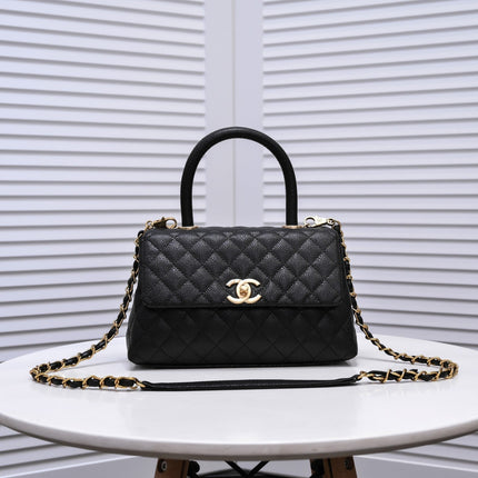 QUILTED CAVIAR 26CM 92991 BLACK