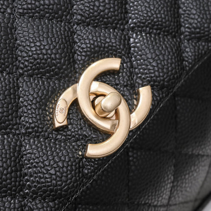 QUILTED CAVIAR 26CM 92991 BLACK