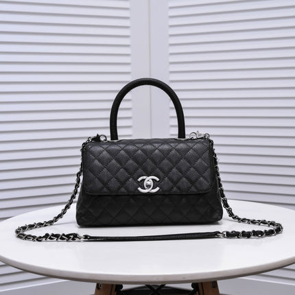 QUILTED CAVIAR 26CM 92991 BLACK