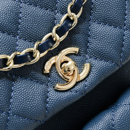 DOUBLE-SHOULDER MINI BACKPACK 9111 NAVY BLUE