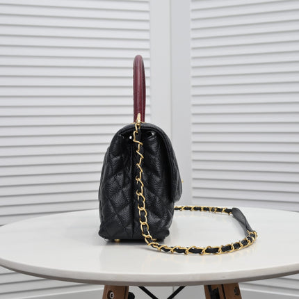 QUILTED CAVIAR 28CM 92992 BLACK