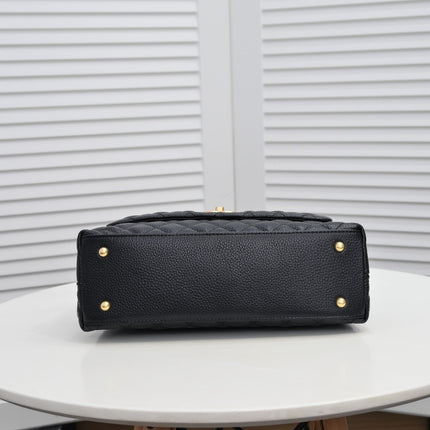 QUILTED CAVIAR 28CM 92992 BLACK