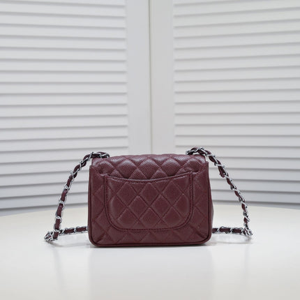 MINI CAVIAR 17CM 1115 PLUM RED