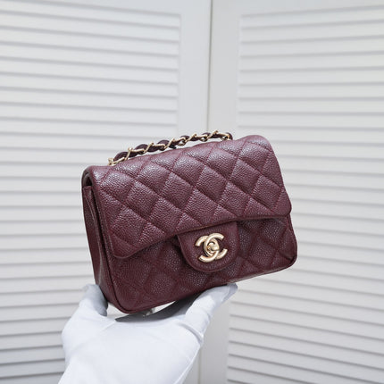 MINI CAVIAR 17CM 1115 PLUM RED