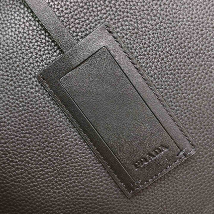 BRIEFCASE 40 IN BLACK GRAINED CALFSKIN