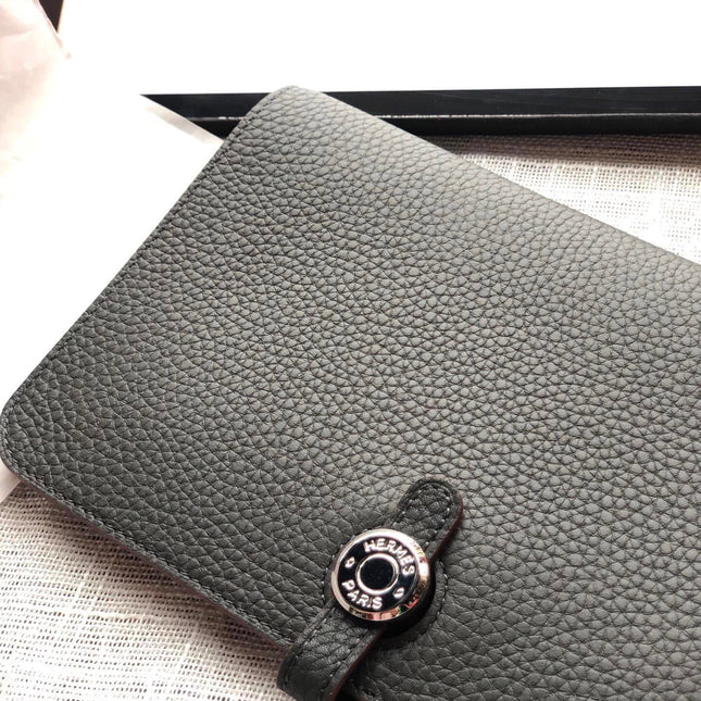 HM Dogon Wallet 20 Dark Brown Togo Shw