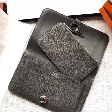 HM Dogon Wallet 20 Dark Brown Togo Shw