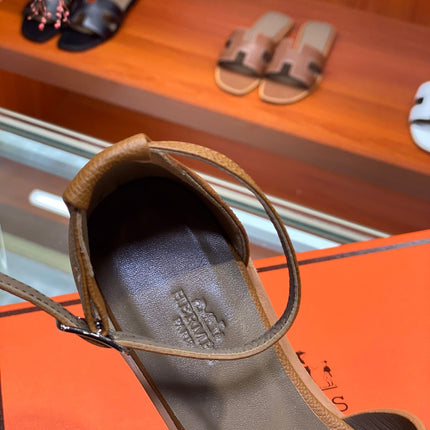 SANTORINI SANDAL COPPER CALFSKIN