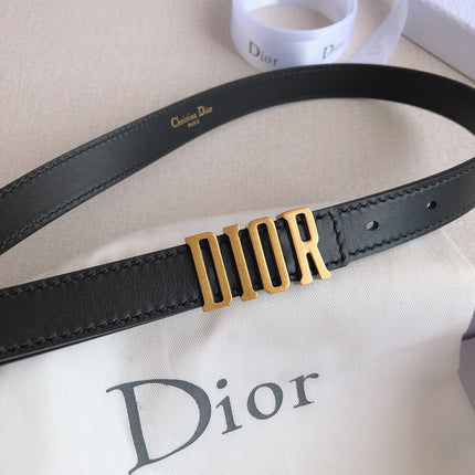 DIOR 25S BELT 20 MM IN BLACK CALFSKIN 613178