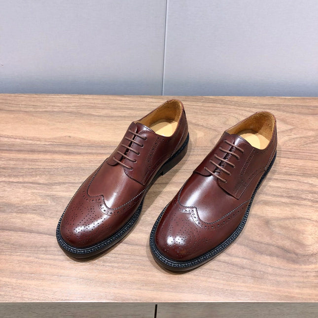 CD LONDON WINGTIP OXFORD BROWN CALFSKIN