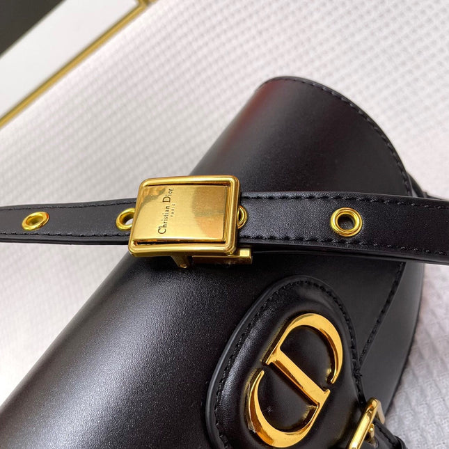 MINI BOBBY EAST-WEST 20 BAG IN BLACK CALFSKIN