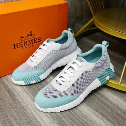 HM BOUNCING SNEAKER SKY AND GRAY BREATHABLE FABRIC