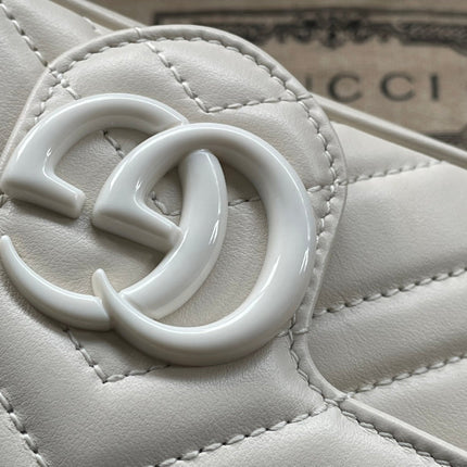 MARMONT MINI HANDBAG 16 IN WHITE CALFSKIN