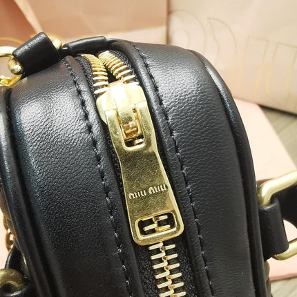 TOO PRETTY 17 HANDBAG BLACK LAMBSKIN