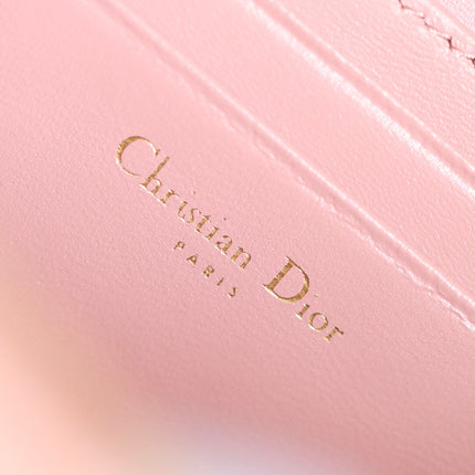 CARO BOX BAG 19 IN LIGHT PINK CALFSKIN