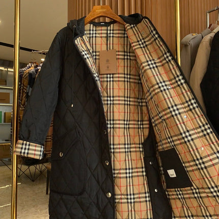 BURBERRY 25S LONG HOODED COAT 061