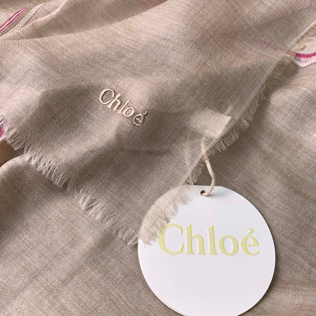 SCARF 200 CM IN TAN BEIGE CASHMERE 386538