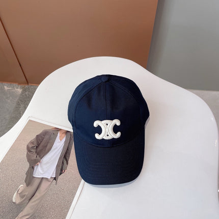 BASEBALL CAP IN BLACK CANVAS