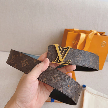 LV 25S BELT 40 MM IN BROWN CALFSKIN 593208