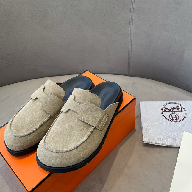 G0 MULE BEIGE SUEDE