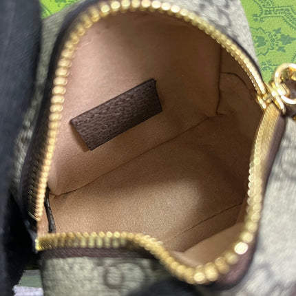 GG SUPERMINI 3 BOX BAG IN BEIGE CANVAS
