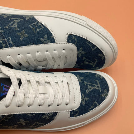 LV MONOGRAM DENIM BLUE SNEAKER