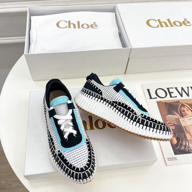 NAMA SNEAKER IN BLACK MIX COLORFUL SPECIAL FABRIC