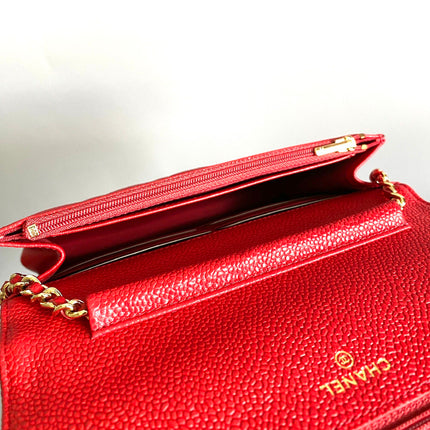 CC WOC 19 RED CAVIAR GOLD HARDWARE