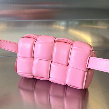 MINI CASSETTE 18 IN LIGHT PINK LAMBSKIN