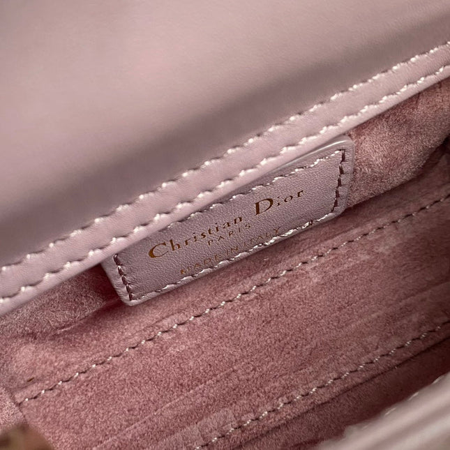 MICRO LADY 12 BAG IN LIGHT PURPLE LAMBSKIN