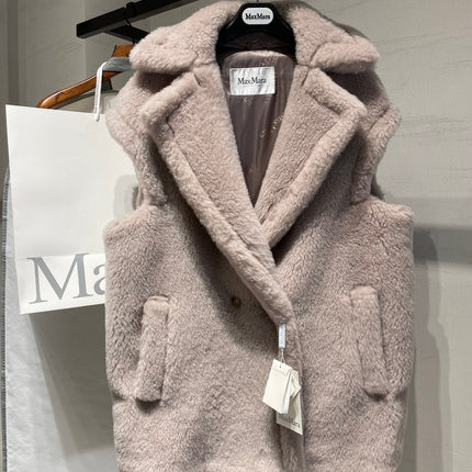 MAX MARA 25S SLEEVELESS TEDDY VEST 99550