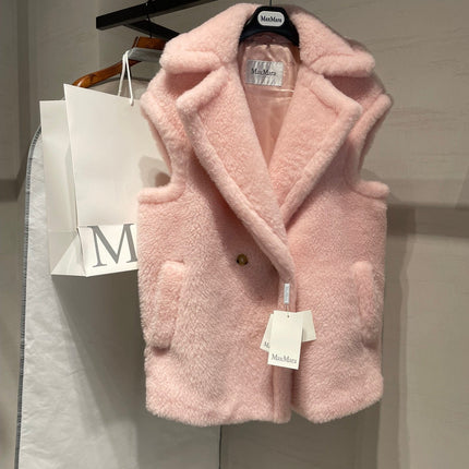 MAX MARA 25S SLEEVELESS TEDDY VEST 064