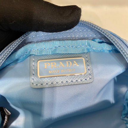 PRA CLUTCH 12 IN CERULEAN BLUE RE-NYLON