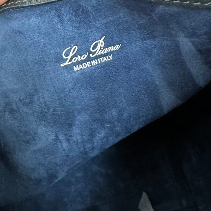 SMALL 21 BALE BAG IN BLACK GRAINED CALFSKIN WITH SILVER HARDWARE