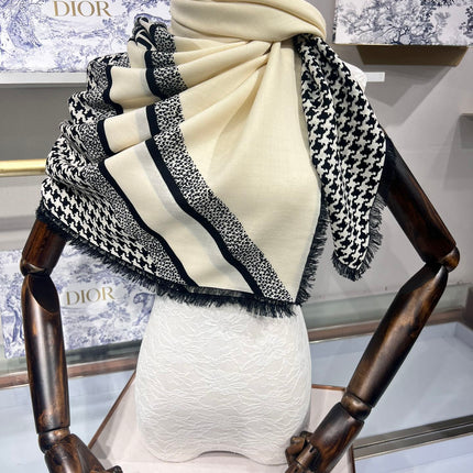 DIOR SCARF 140 CM IN CASHMERE SILK FABRIC 726470
