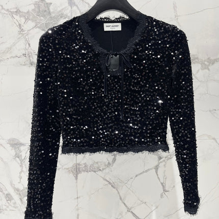 YSL 25S V-NECK TOP STYLE 125