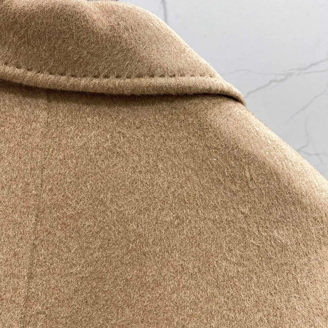 MAX MARA 25S KNITTED NOTCHED-COLLAR COAT 053