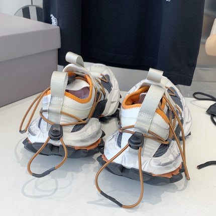 HIKE SNEAKER IN BEIGE AND ORANGE MESH, POLYURETHANE AND POLYESTER