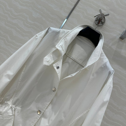PRADA WINDBREAKER JACKET WITH TRIANGULAR POCKETS 276314