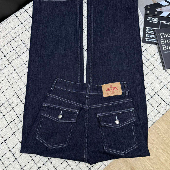 PRADA 26S TWO-POCKET STRAIGHT-LEG JEANS 588