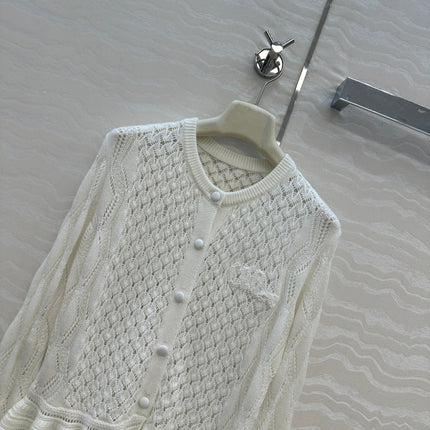 CHLOE 25S WHITE CARDIGAN STYLE 003